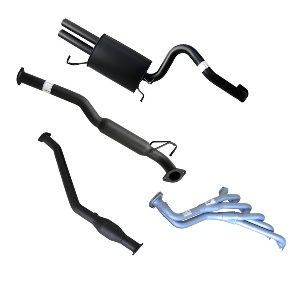 Ford Falcon BA BF XR6 Sedan PACEMAKER Extractors And Catback Exhaust 2.5 Inch stainless steel and coated components set
