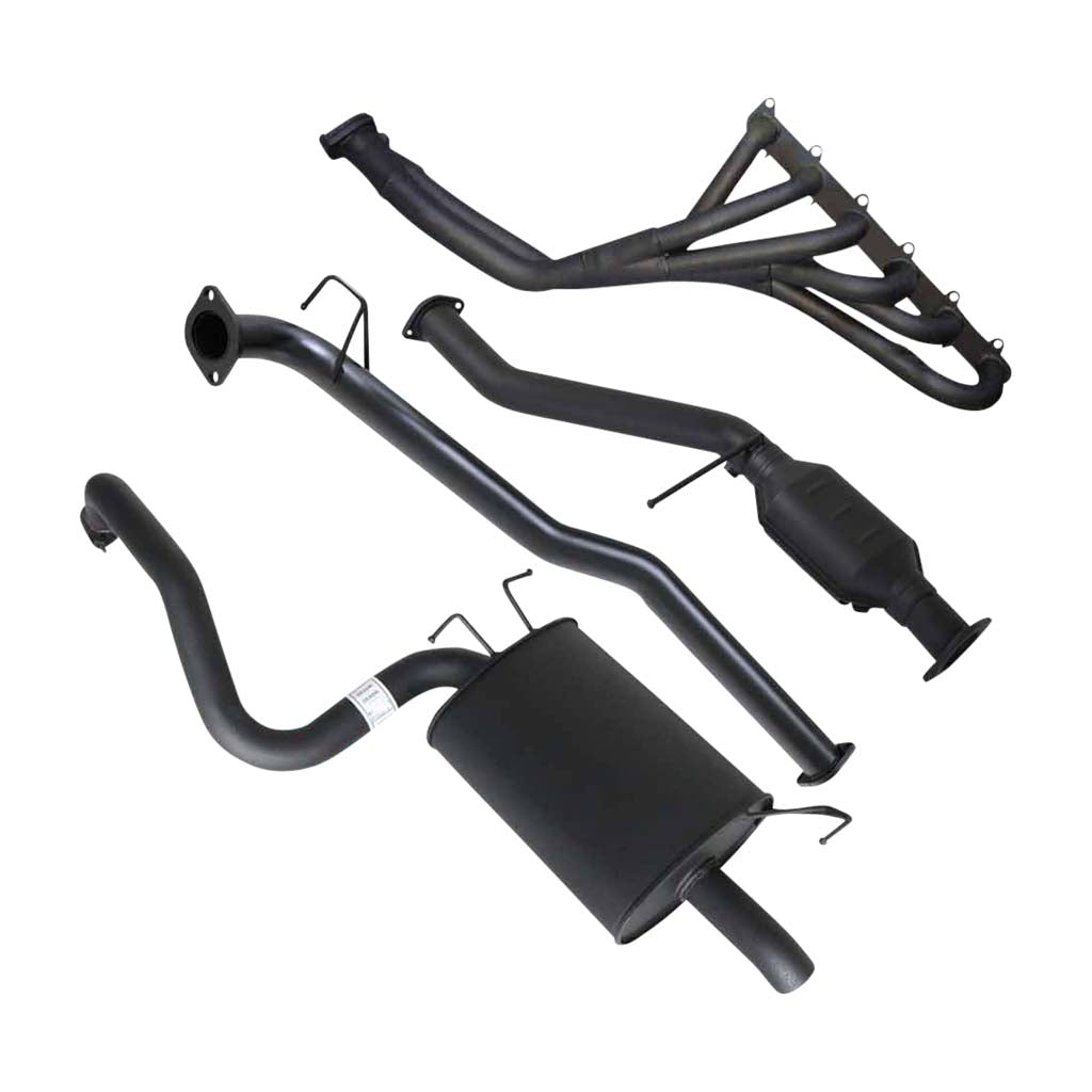 Falcon BA XT Sedan 2.5 Inch Catback Exhaust Headers And Hi-Flow Cat - 1 Muffler with tubular headers and muffler system