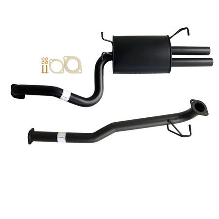 Falcon BA BF 6Cyl XR6 Sedan 2.5 Inch Catback Exhaust Rear Muf Only -Not Turbo black coated steel exhaust system parts with gaskets