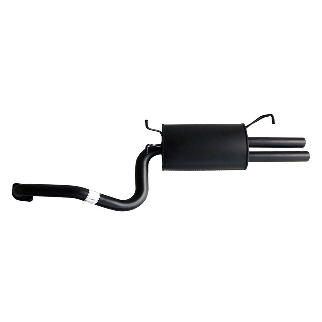 Falcon BA BF 6Cyl XR6 Sedan 2.5 Inch Catback Exhaust Rear Muf Only -Not Turbo black steel muffler assembly