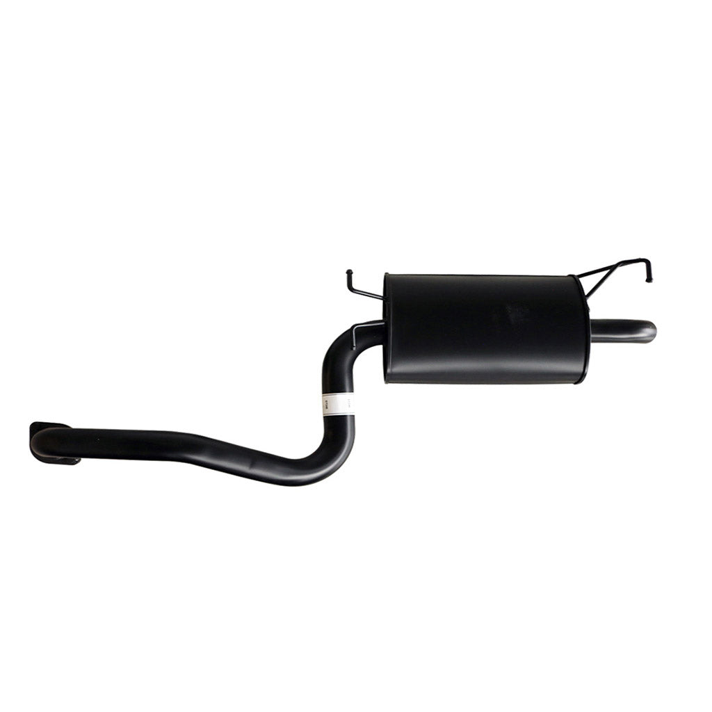 Ford Falcon BA BF 6Cyl Sedan 2.5" Catback Exhaust (Not Xr6) Rear Muffler Only in black steel with mounting hooks