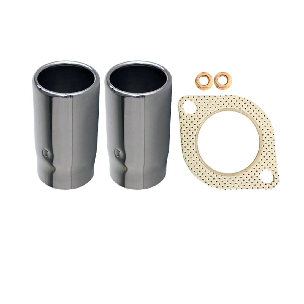 Ford Falcon BA BF 6Cyl XR6 2.5 Inch Rear Exhaust Muffler S/Steel Tips with gasket and nuts kit