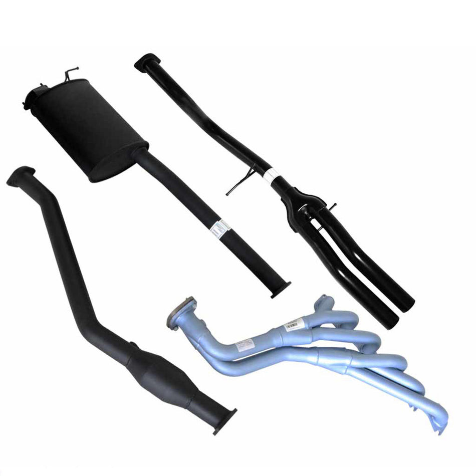 Falcon BA BF 6Cyl XR6 Ute Tub 2.5 Inch Catback Exhaust T/Pipe Rear Headers And Cat with coated steel pipes and muffler assembly