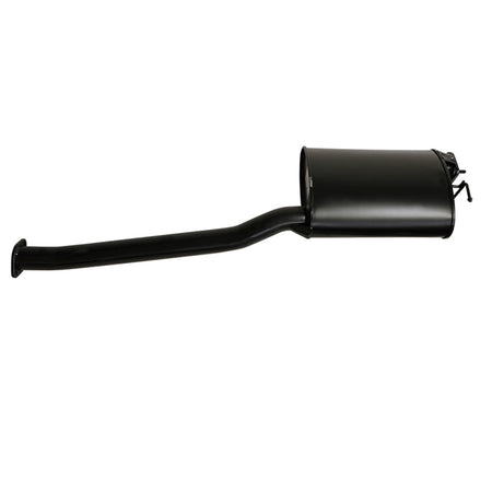Ford Falcon BA BF 6Cyl XR6 Tub Ute 2.5 Inch Catback Exhaust Tailpipe Rear in black steel with muffler and mounting bracket