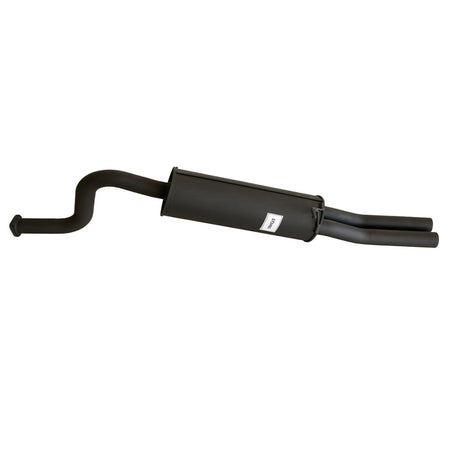 Ford Falcon BA BF XR6 And Tub 6Cyl Ute 2.5 Inch Catback System black coated exhaust with dual outlet pipes