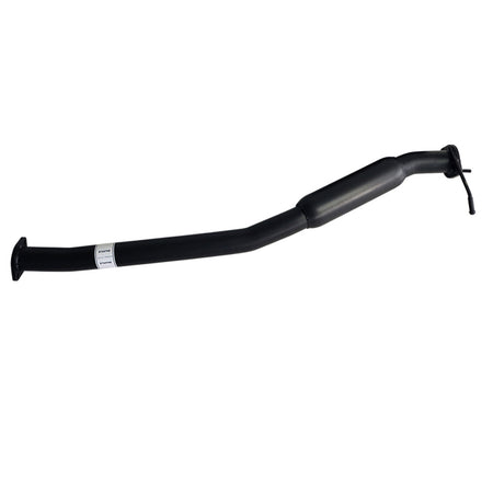 Falcon FG 6Cyl Tub & XR6 Ute 2.5 Inch Cat Back Exhaust Hotdog Front Muffler Rear in black steel with welded flanges and mounting bracket