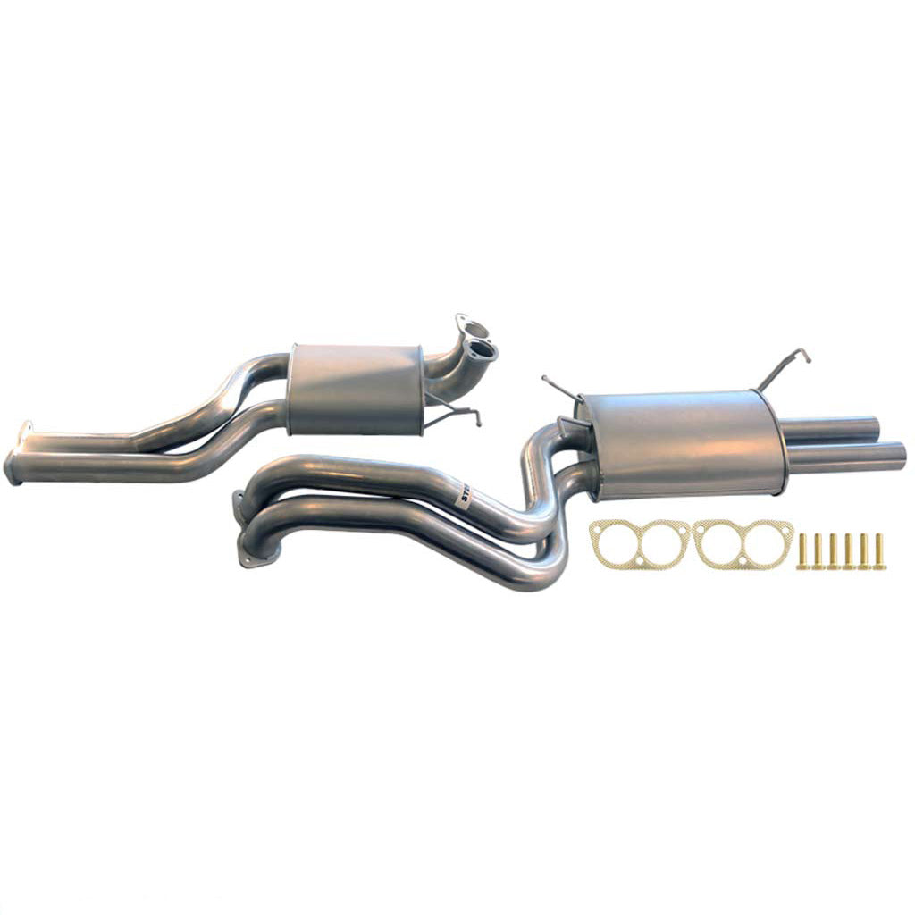 Ford Falcon BA BF XR6 Turbo Sedan Twin 2.5 Inch Catback System stainless steel exhaust with mufflers and gaskets kit