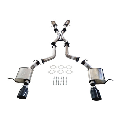 3" Cat Back Stainless Exhaust SRT Grand Cherokee 6.4 2012-21 BC Tips