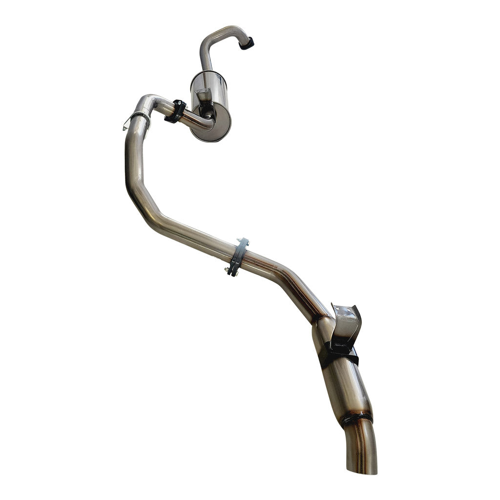 2.5 Inch Stainless Sports Exhaust For Toyota Landcruiser 80 Series FZJ80 4.5L Petrol with welded joints and mounting brackets