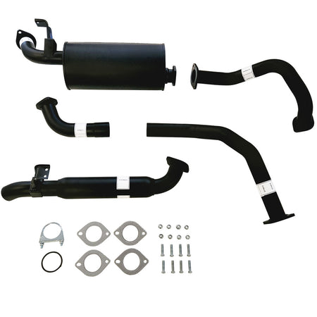 2.5 Inch Sports Exhaust For Toyota Landcruiser 80 Series FZJ80 4.5L Petrol with pipes, muffler, gaskets, and hardware