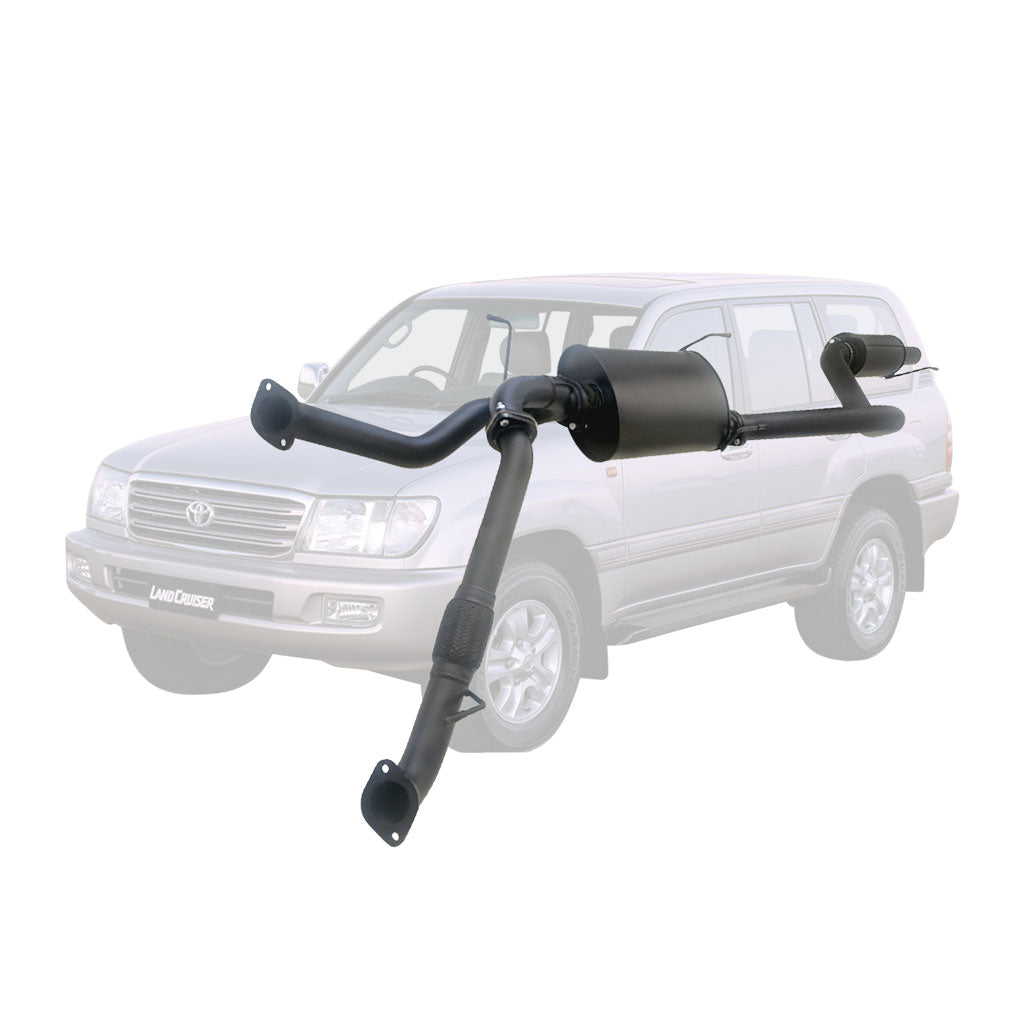 Toyota Landcruiser 100 series UZJ100R Petrol Wagon 4.7l 3" Catback Exhaust 1998 - 2007 stainless steel system