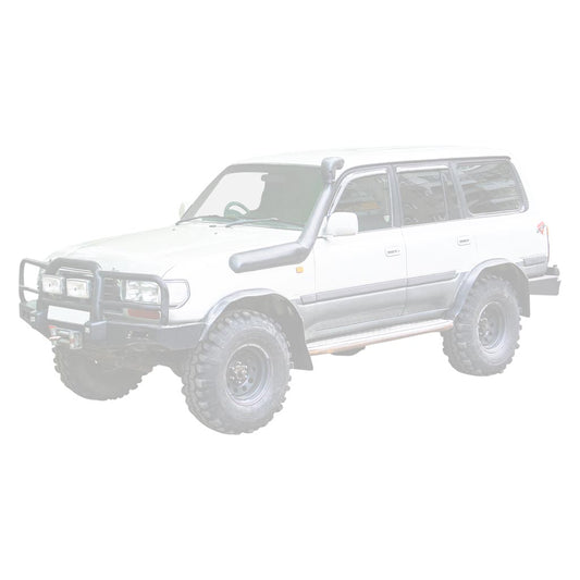 Toyota Landcruiser 80 Series 4.2L 1HD 3 Inch Turbo Back Exhaust with Cast Dump Pipe 1990 - 1998