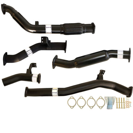 Toyota Landcruiser 76 Series VDJ76R V8 Wagon 3 Inch Turbo Back Exhaust 2007 - 9/2016 assembly with pipes and fittings