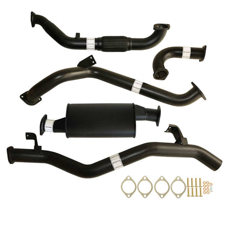 Toyota Landcruiser 79 Series VDJ79R V8 2007 - 10/2016 S Cab Ute 3 Inch Turbo Back Exhaust with pipes and muffler components