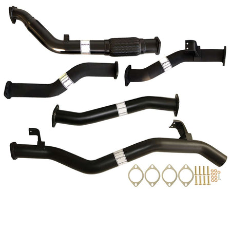 Toyota Landcruiser 79 Series VDJ79R V8 2007 - 10/2016 D Cab Ute 3 Inch Turbo Back Exhaust steel pipes with gaskets and bolts