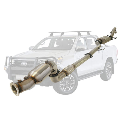 Toyota Hilux N80 1DG-FTV 2.8L 4Cyl - October 2015-ON Turbo Back  (DPF Model)