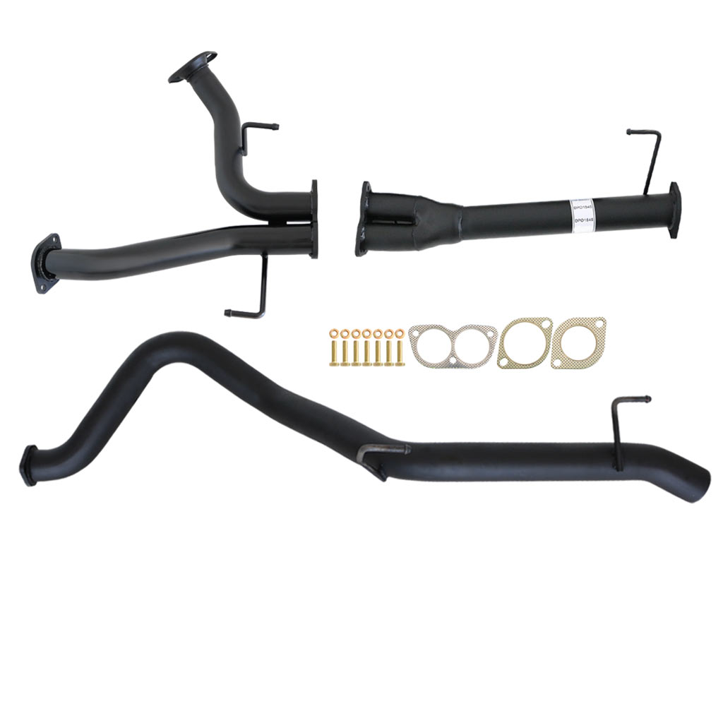 Toyota Landcruiser 200 Series V8 Wag Aug 2015 Onwards 3 Inch DPF Back Exhaust system with mounting gaskets and hardware components