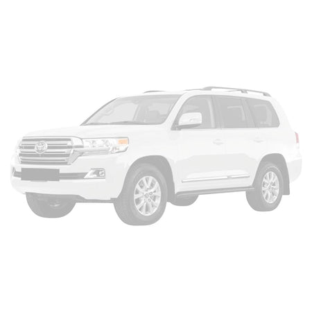 White Toyota Landcruiser 200 Series V8 wagon, suitable for Toyota Landcruiser 200 Series V8 Wag Aug 2015 Onwards 3 Inch DPF Back Exhaust installation.