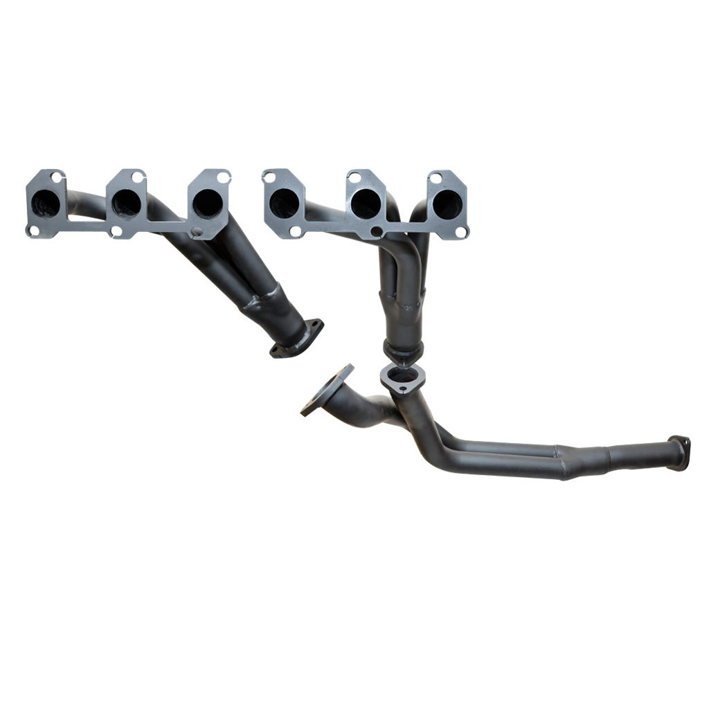 2.5 Inch Exhaust With Header & Muff For Toyota Landcruiser HZJ79 4.2L 1HZ Diesel, steel header and pipe assembly