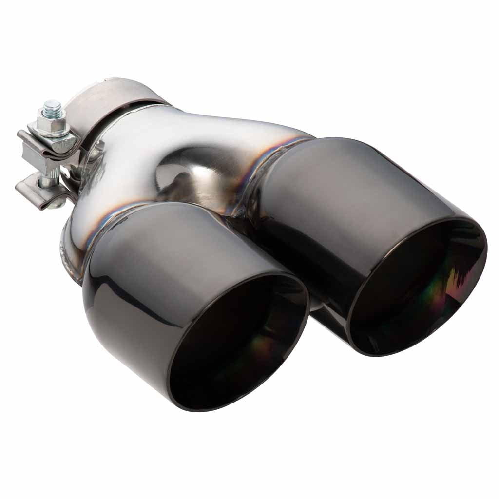 Exhaust Tip Y-Piece Inner Cone 2.5" In Dual 3.5" Out 9" Long LHS 304SS