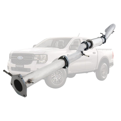 Ford Ranger Next Gen 2022 Onwards 3L V6 TD 3.5 Inch DPF Back Exhaust