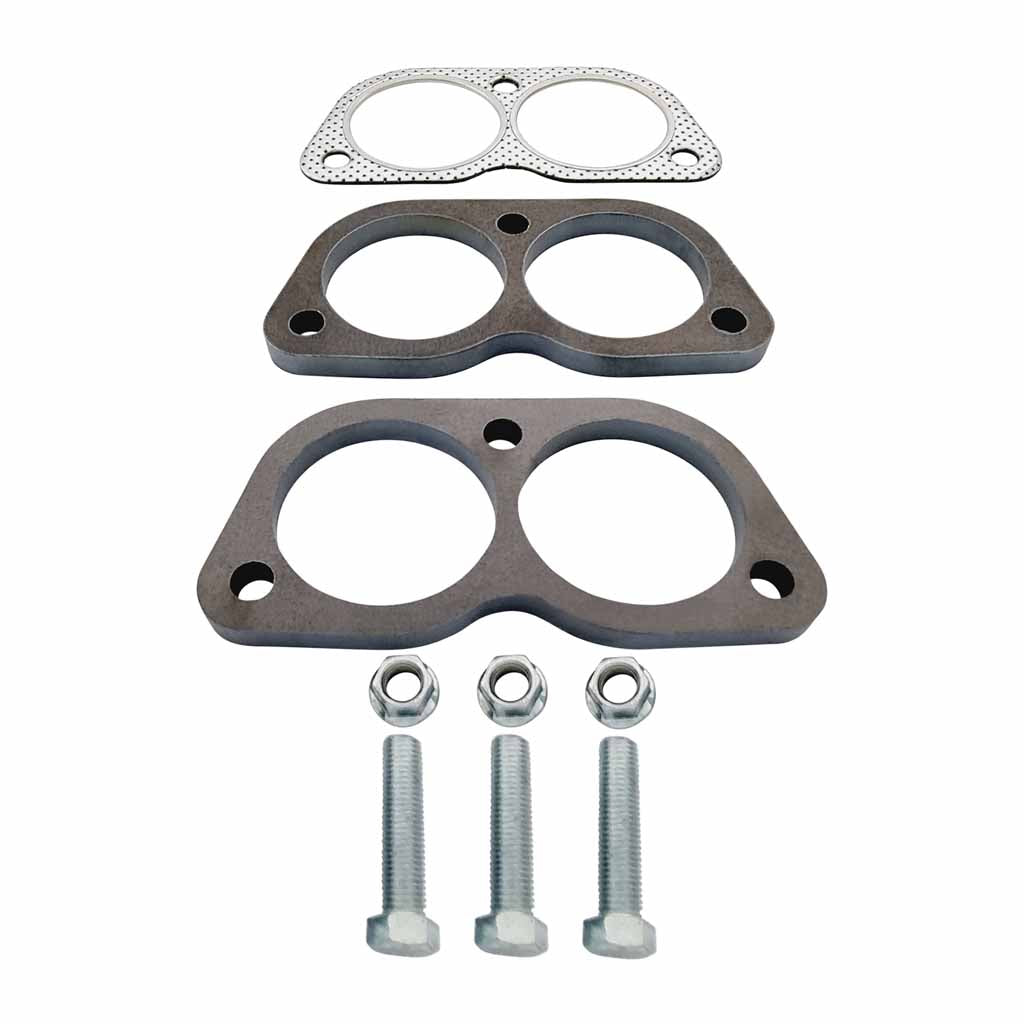 Exhaust Flange Plates kit 2.5 Inch BA XR8 Str with Gaskets And Nuts And Bolts 10mm