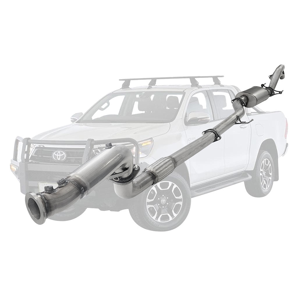 Toyota Hilux N80 1DG-FTV 2.8L 4Cyl - October 2015-ON Turbo Back  (DPF Model)
