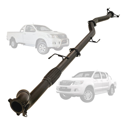 Toyota Hilux N70 3L D4D 05-15 3 Inch Turbo Back Exhaust