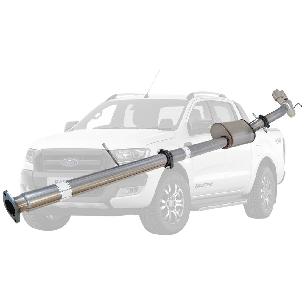 Ford Ranger PX 2016 Onwards 2L 3 Inch DPF Back Exhaust