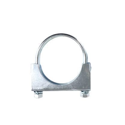 Heavy-Duty Silver U-Bolt Exhaust Clamps - Suitable for Expanded Pipes, Available in Sizes from 1 Inch to 6 Inches