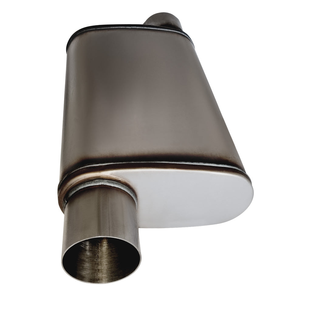 10" x 4" Offset/Offset Configurations Mufflers | Stainless 409 | Select Your Size Length and Internal Options