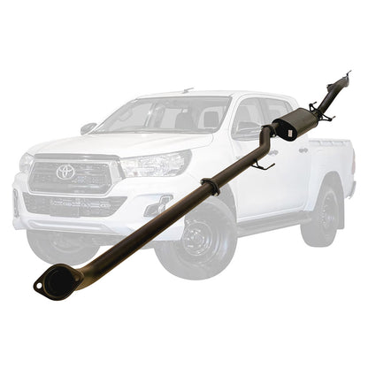 Toyota Hilux N80 2.4L 3 Inch DPF Back Exhaust