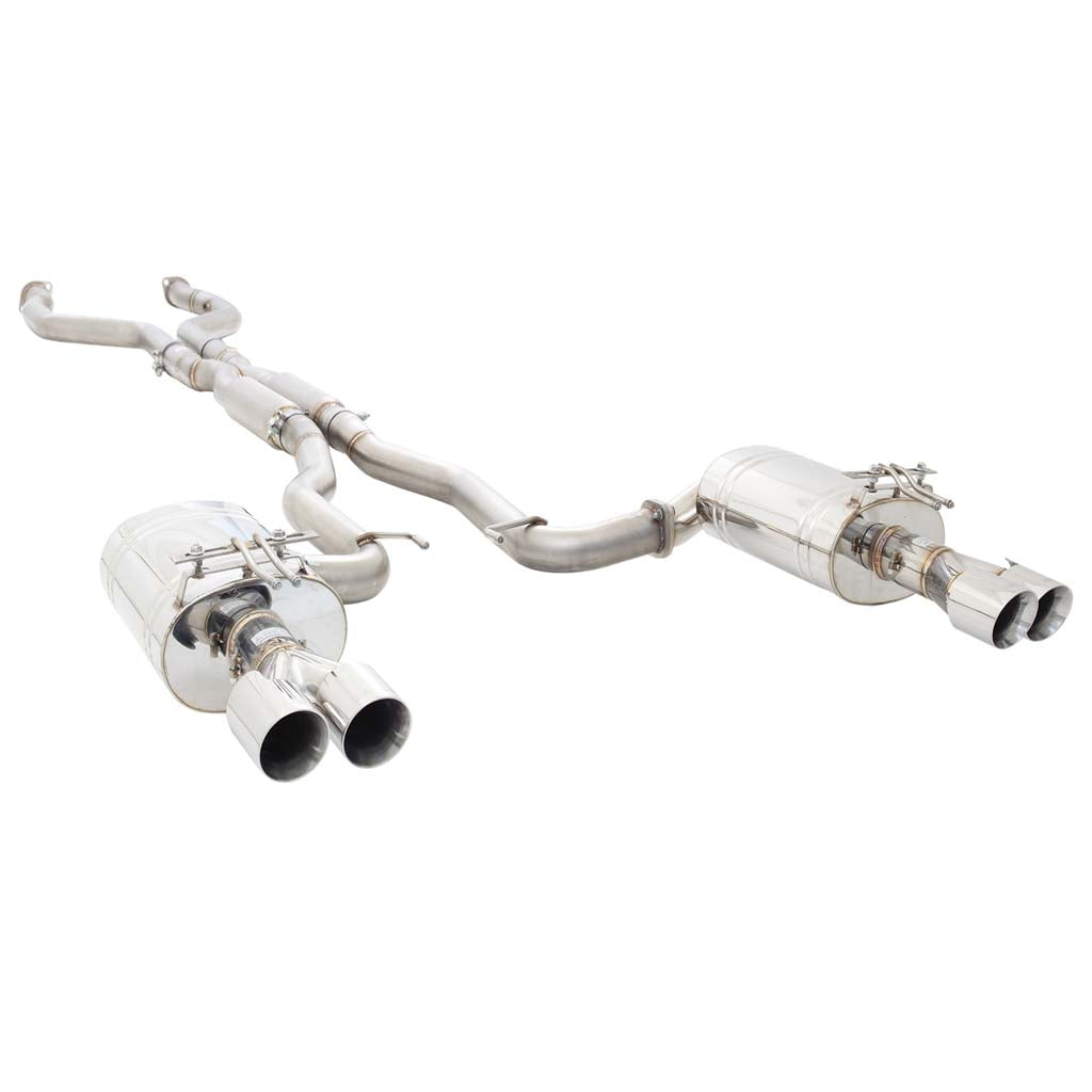 Holden Commodore VE VF Sedan XFORCE Twin 3 Inch Catback Exhaust - Polished SS