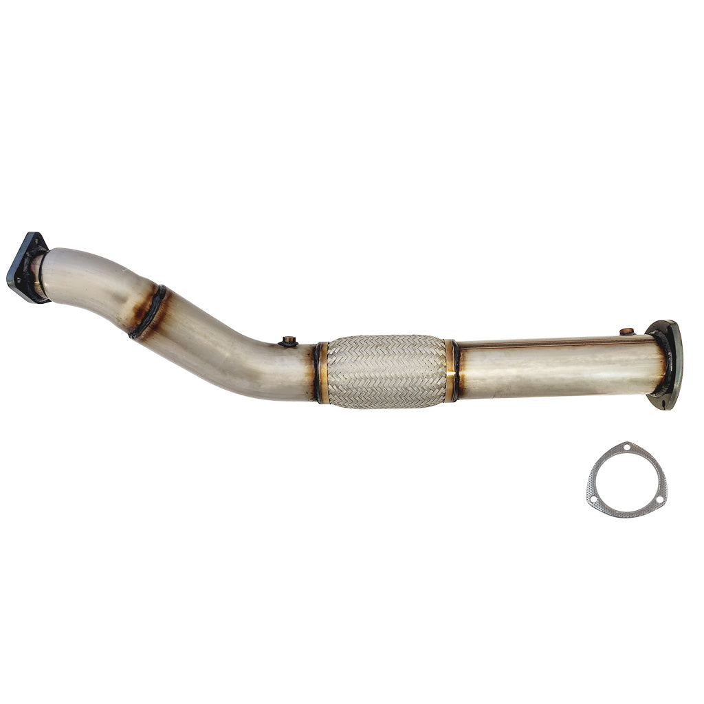 LANDCRUISER 79 SERIES VDJ79 SEP 2016&gt; 3.5" DUMP PIPE SECTION WITHOUT CAT STAINLESS STEEL KIT