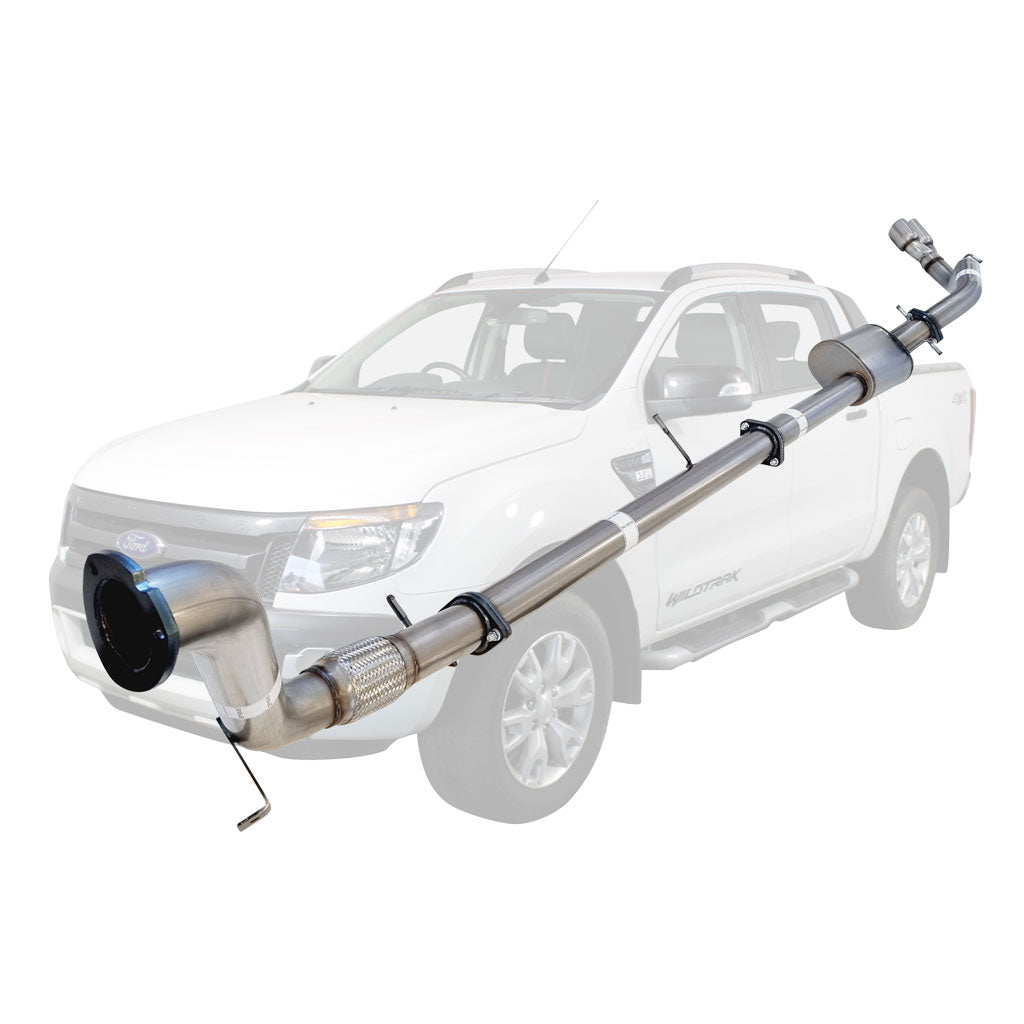 Ford Ranger PX 2011-2016 3 Inch Turbo Back Exhaust System