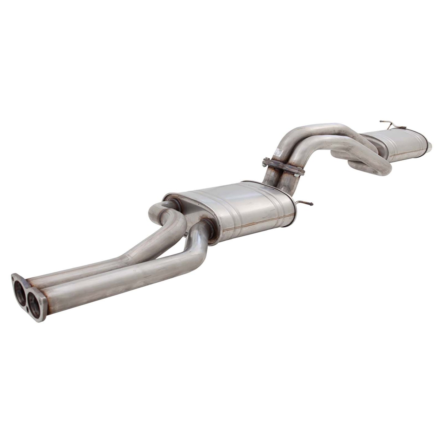 Ford Falcon BA BF XR8 Sedan Twin 2.5' Catback With Large Muffler - Raw 409