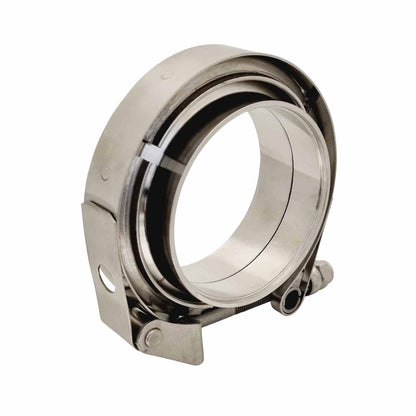 Stainless Steel Quick Release V-Band Exhaust Clamp Kits - Available in Sizes from 1.75in to 5in for Universal Exhaust Applications