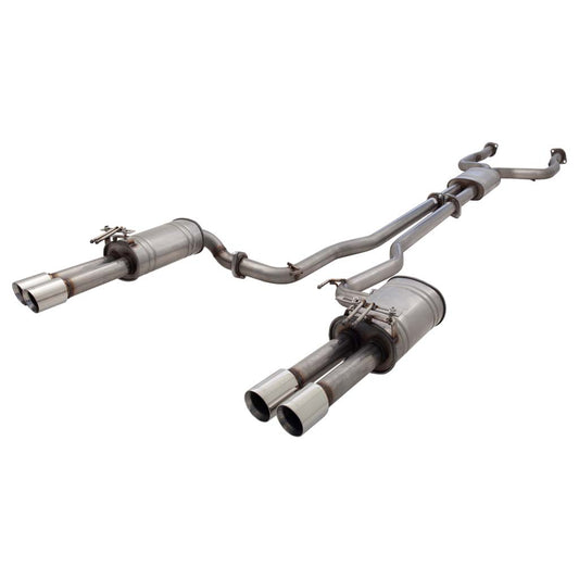 Statesman Caprice Wm Wn 2006+ XFORCE Twin 2.5" Cat Back System Raw 409 Stainless