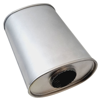 8" x 5" Offset/Centre Configurations Mufflers | Aluminised | Select Your Size Length and Internal Options