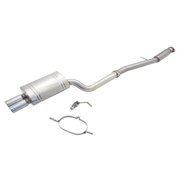 Subaru Impreza WRX Sti 1994-07 3" Catback Exhaust Oval Rear Twin Tip -Raw 409