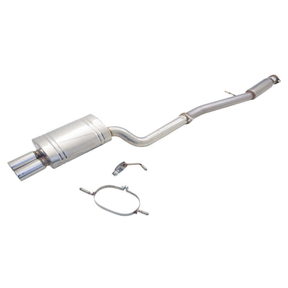 Subaru Impreza WRX Sti 1994-07 3" Catback Exhaust Oval Rear Twin Tip -Raw 409