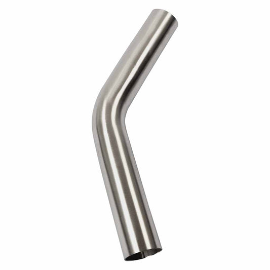 1 5/8"  45 Degree 1.5D Radius Mandrel Bend Brushed 304 Stainless Steel