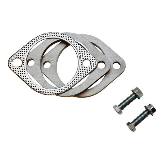 Exhaust Flange Plates Stainless 76mm 3 Inch With Gaskets And Nuts And Bolts 105mm Bhc 10mm