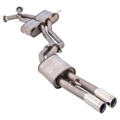 Holden Commodore VT VX VY VZ Ute XFORCE Twin 2.25 Inch Catback Exhaust - Raw 409
