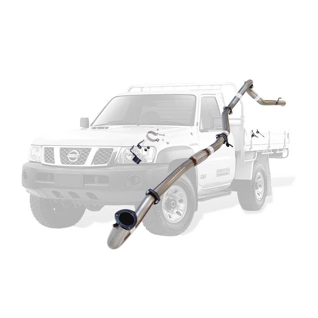 Nissan Patrol Y61 GU 4.2L TD42 Ute 3 Inch Dump Pipe Back Exhaust 1996 - 2006