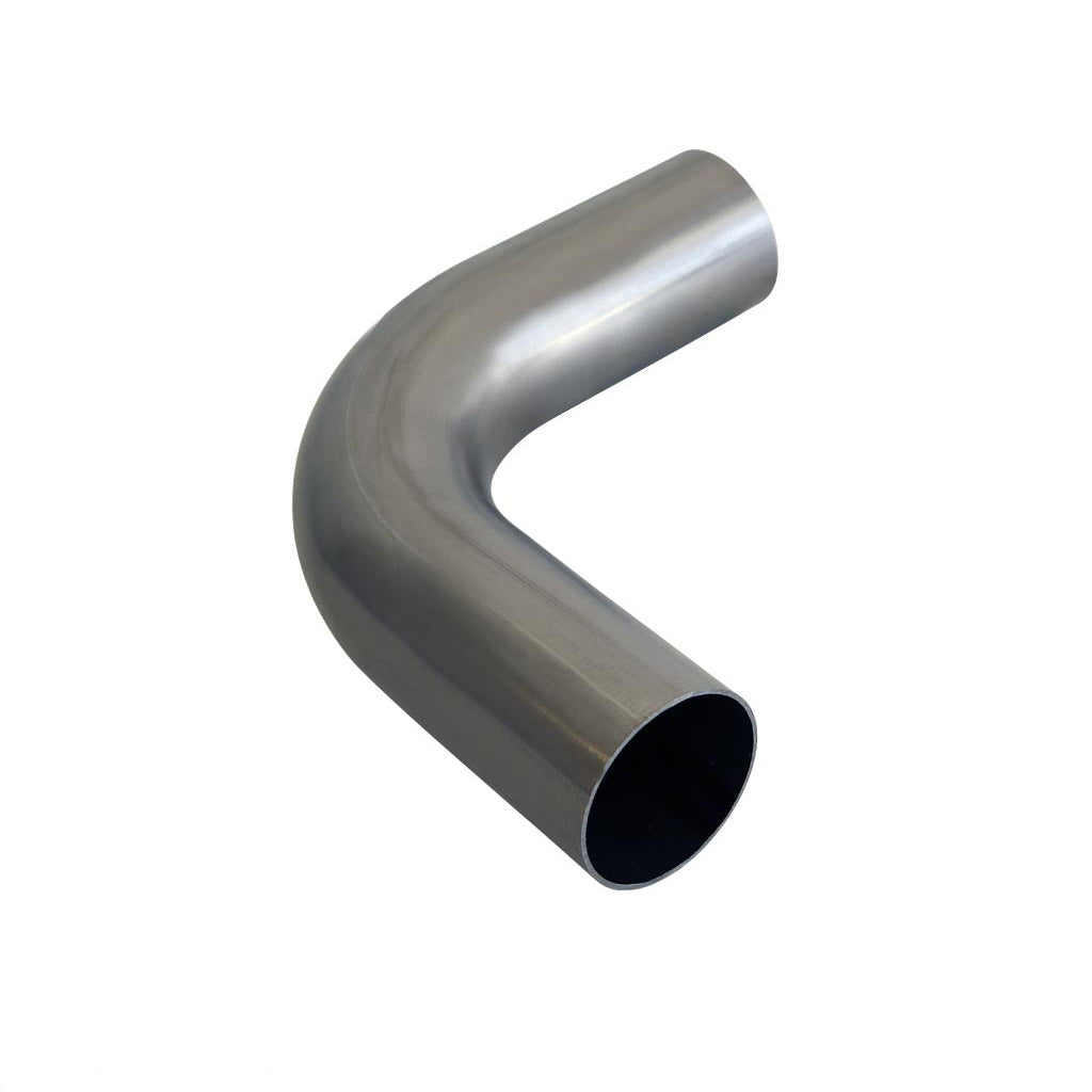 Exhaust Pipe Mandrel Bend 2 1/2 Inch (63.5mm OD) 90 Degree Mild Steel