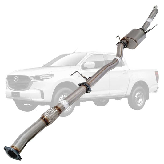 Mazda BT-50 2021 Onwards 3L 3 Inch DPF Back Exhaust