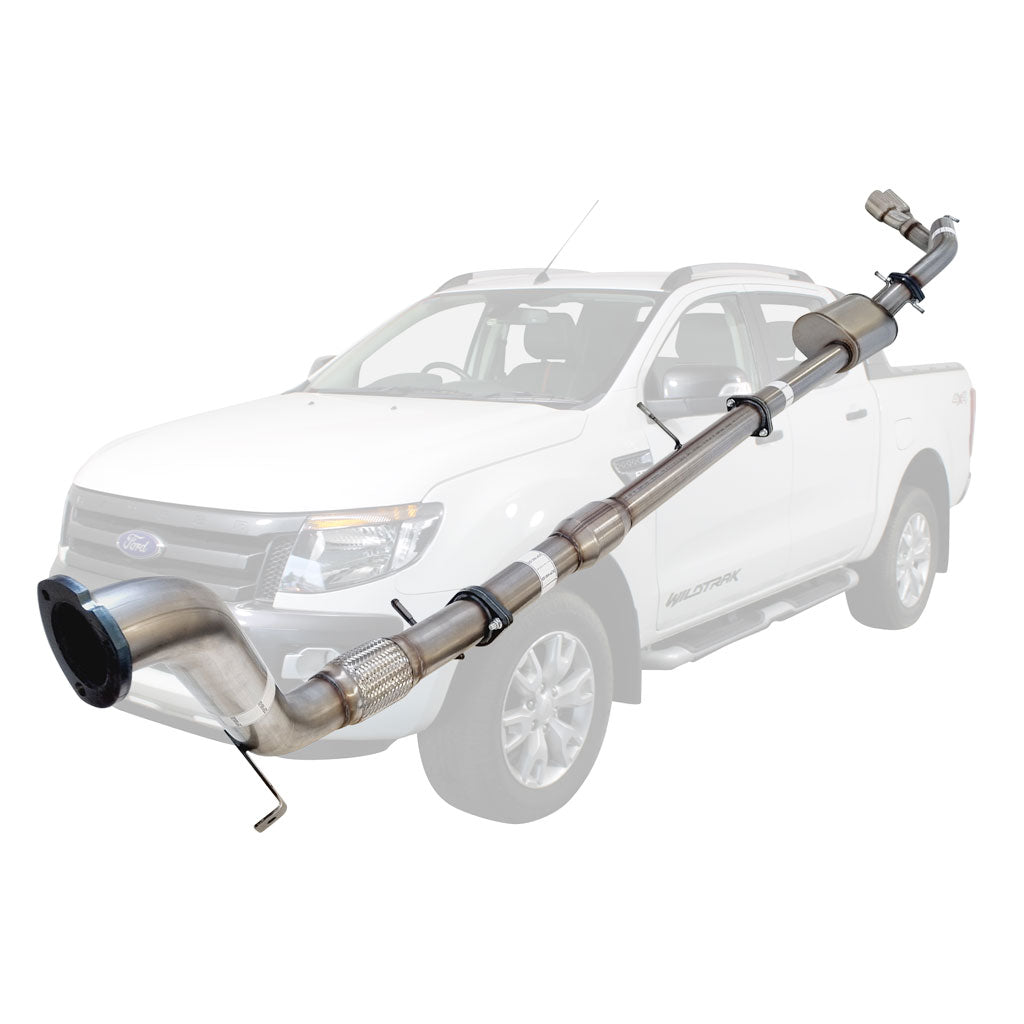 Ford Ranger PX 2011-2016 3 Inch Turbo Back Exhaust System