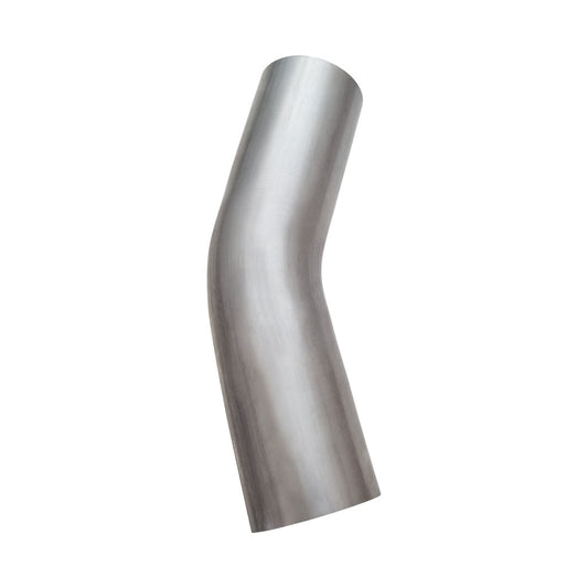 Exhaust Pipe Mandrel Bend 2 1/2 Inch (63.5mm OD) 30 Degree 409 Stainless Steel