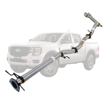 Ford Ranger Next Gen 2022 Onwards 3L V6 TD 3 Inch DPF Back Exhaust